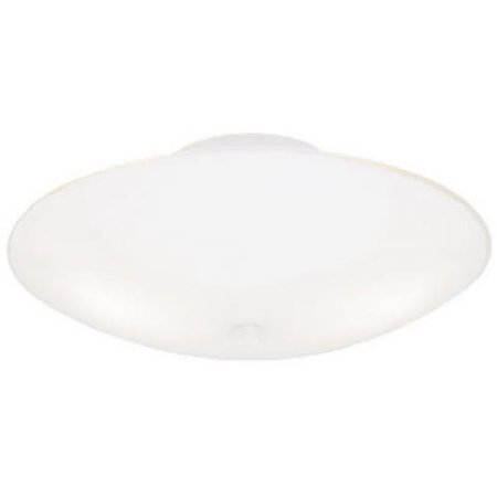 WESTINGHOUSE Westinghouse 66242 2 Light; Semi-Flush Mount Ceiling Fixture - White Finish 533018